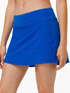 NWT lululemon Pace Rival Skirt *Tall Cerulean Blue (Size 10)